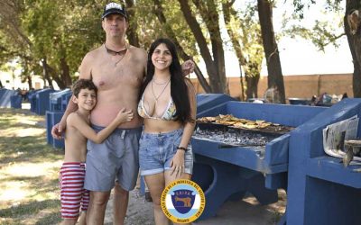 Familias visitaron nuestro camping.