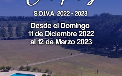 APERTURA TEMPORADA CAMPING 2022-2023