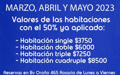 Hotel Brisas hasta Mayo 2023