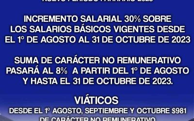 NUEVO INCREMENTO SALARIAL