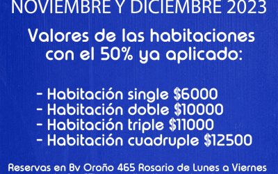 Nuevas Tarifas Hotel Brisas