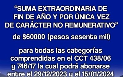 Suma extraordinaria de fin de año