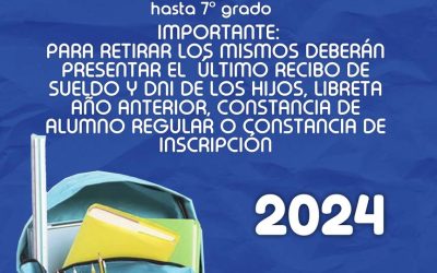 Bono escolar 2024
