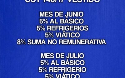 NUEVO AUMENTO SALARIAL 746/17