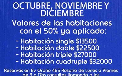Tarifas Hotel Brisas