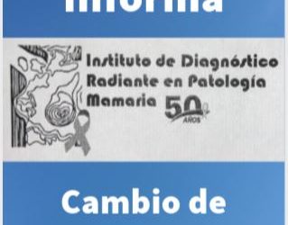 Cambio de domicilio prestador O.S.P.I.V.
