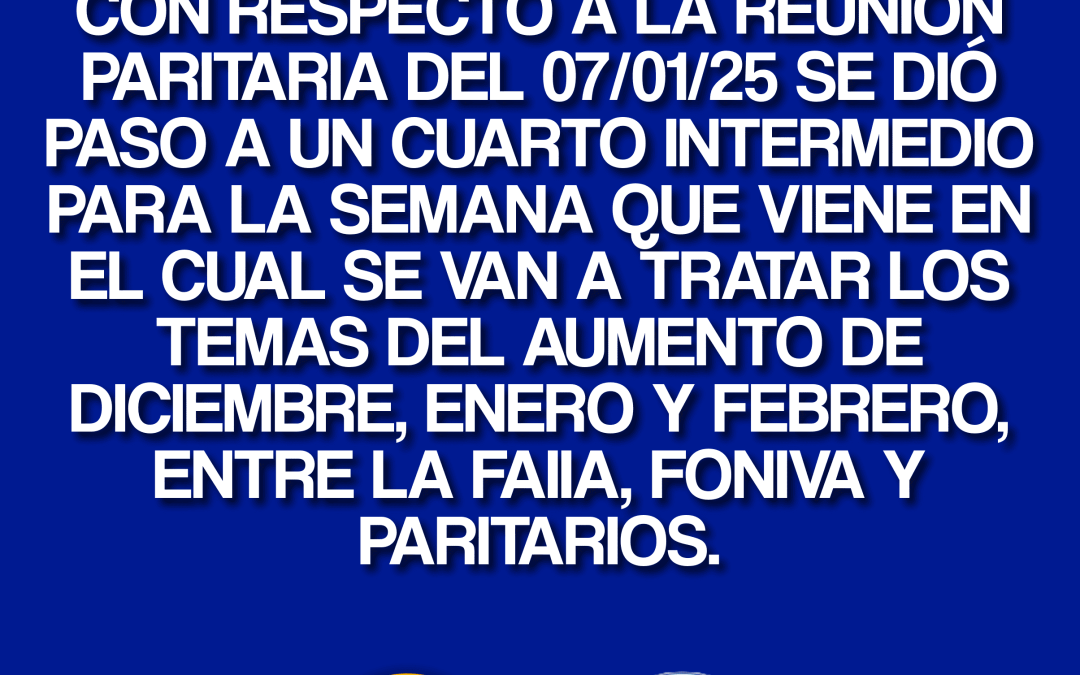 Reunión Paritaria