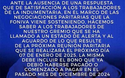 reunión paritaria 07/01/25