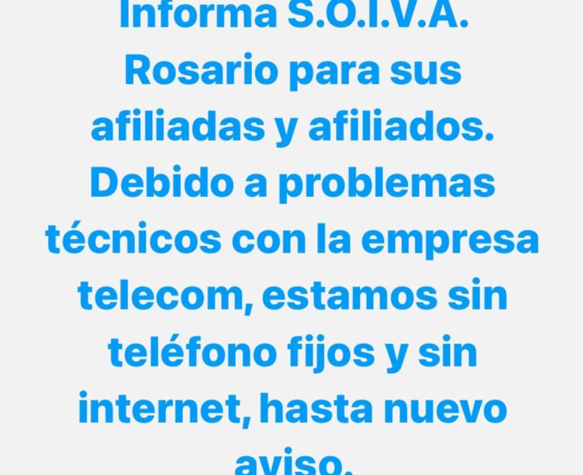 S.O.I.V.A. Rosario Informa