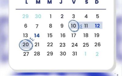 Días no laborables Octubre 2025