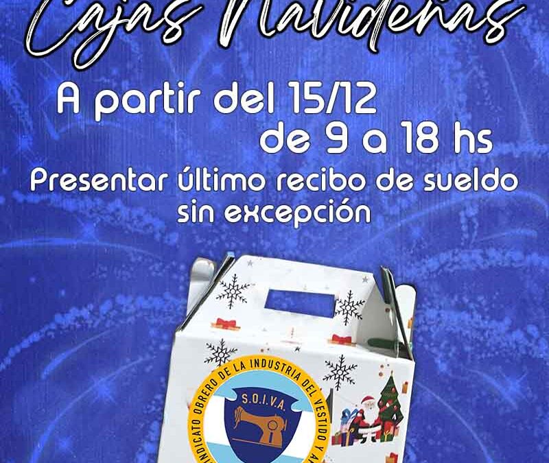 Cajas navideñas 2025